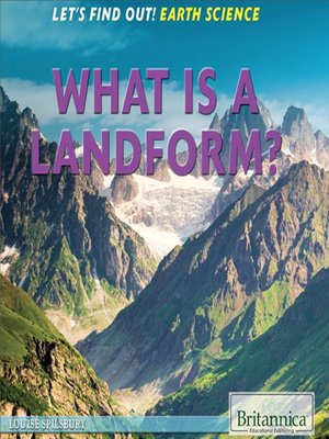 cover image of What Is a Landform?